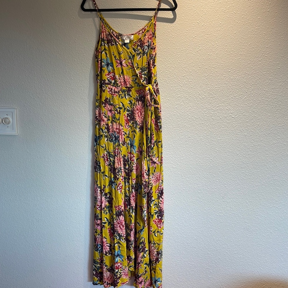 Band of Gypsies Yellow Floral Dress